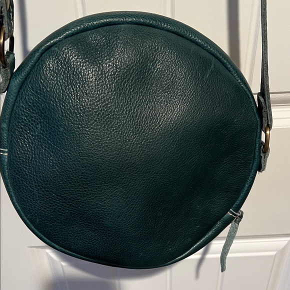 Portland Leather Large Lagoon Green Leather Bag - Picture 4 of 7